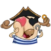 🏴‍☠️ Эмодзи «Пират Дигги» для Telegram