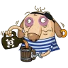 ☕️ Эмодзи «Пират Дигги» для Telegram