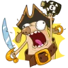 🏴‍☠️ Эмодзи «Пират Дигги» для Telegram