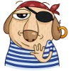 🏴‍☠️ Эмодзи «Пират Дигги» для Telegram