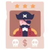 Стикер 8 Pirate