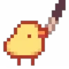 Стикер 21 Pixel Duck