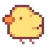 Стикер 19 Pixel Duck