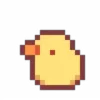 Стикер 24 Pixel Duck