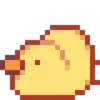 Стикер 2 Pixel Duck