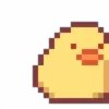 Стикер 37 Pixel Duck