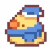 Стикер 28 Pixel Duck