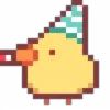 Стикер 23 Pixel Duck