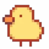 Стикер 3 Pixel Duck