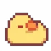 Стикер 15 Pixel Duck