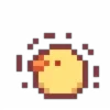 Стикер 30 Pixel Duck