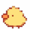 Стикер 5 Pixel Duck