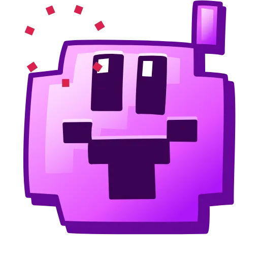 Стикер 7 Pixel Emoji - пиксель