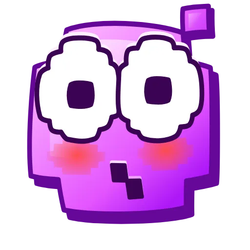 Стикер 21 Pixel Emoji - пиксель