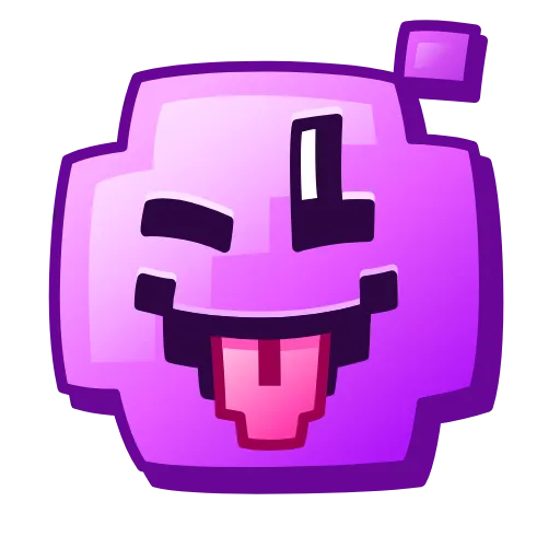 Стикер 9 Pixel Emoji - пиксель