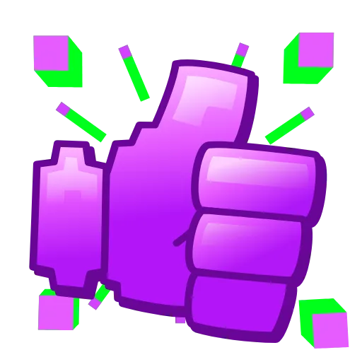 Стикер 33 Pixel Emoji - пиксель