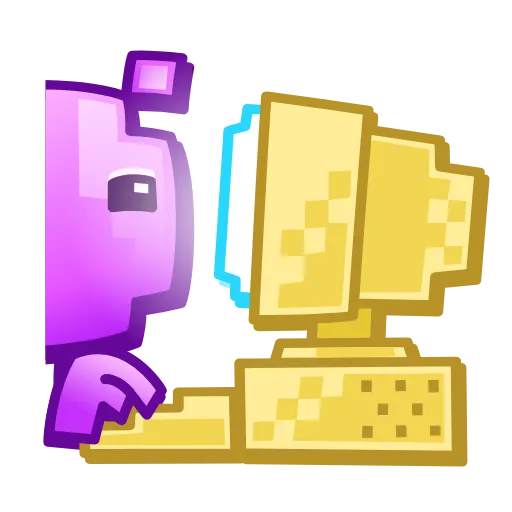 Стикер 36 Pixel Emoji Stickers