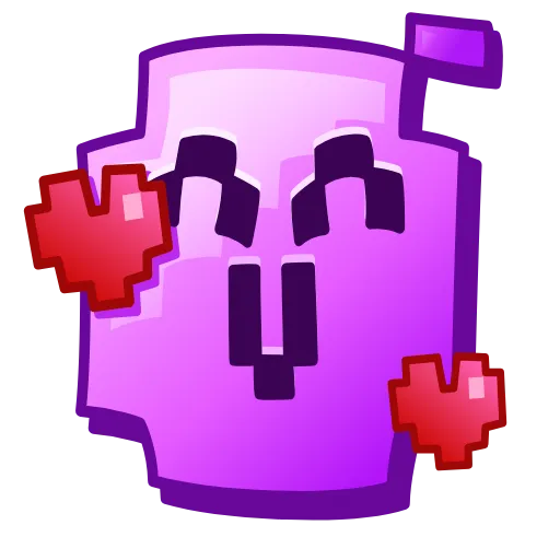 Стикер 9 Pixel Emoji Stickers