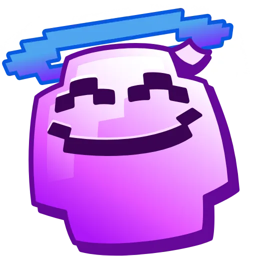 Стикер 7 Pixel Emoji Stickers