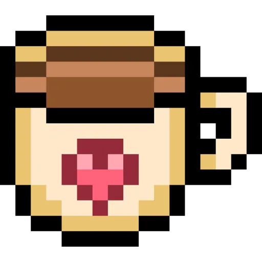 Стикер 26 Pixel love
