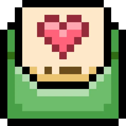 Стикер 46 Pixel love