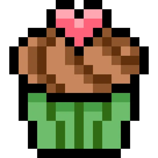 Стикер 28 Pixel love