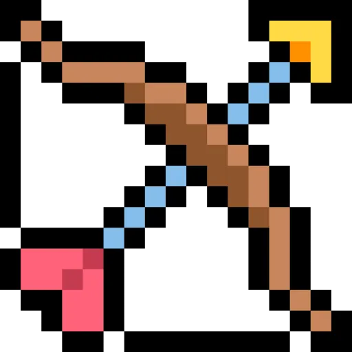 Стикер 15 Pixel love