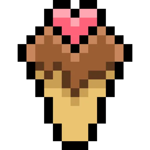 Стикер 29 Pixel love