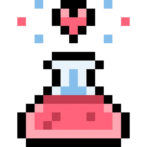 Стикер 34 Pixel love