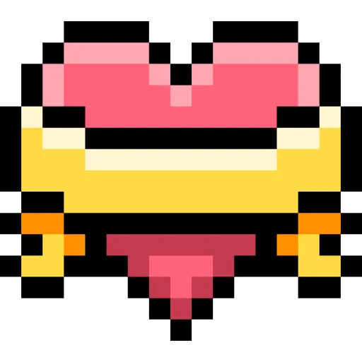 Стикер 8 Pixel love
