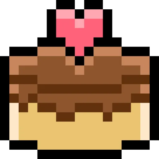 Стикер 56 Pixel love