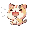 Стикер 3 🕺 Pixel Cat - пиксельные котики