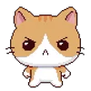 Стикер 4 🕺 Pixel Cat - пиксельные котики
