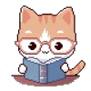 Стикер 15 🕺 Pixel Cat - пиксельные котики