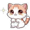 Стикер 8 🕺 Pixel Cat - пиксельные котики