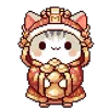 Стикер 24 🕺 Pixel Cat - пиксельные котики