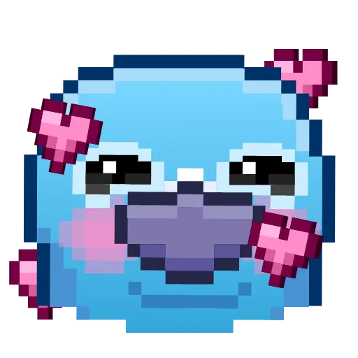 Стикер 6 Pixel Pigeon Emoji