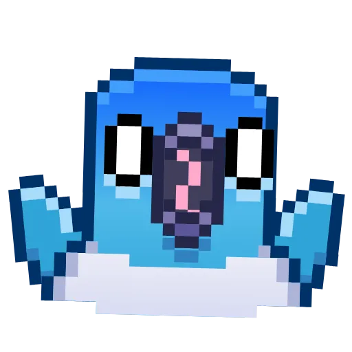 Стикер 13 Pixel Pigeon Emoji