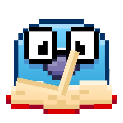 Стикер 35 Pixel Pigeon Emoji