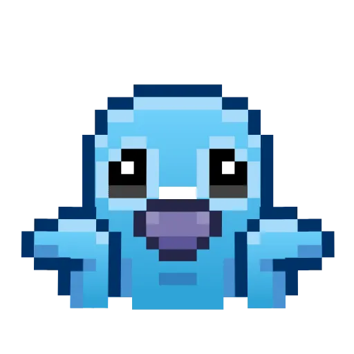 Стикер 28 Pixel Pigeon Emoji