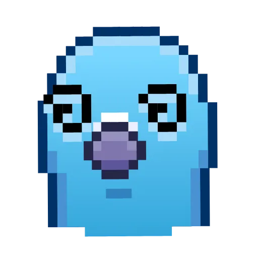 Стикер 18 Pixel Pigeon Emoji