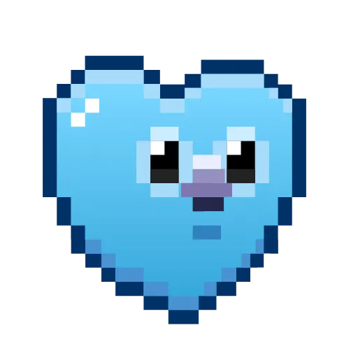 Стикер 38 Pixel Pigeon Emoji