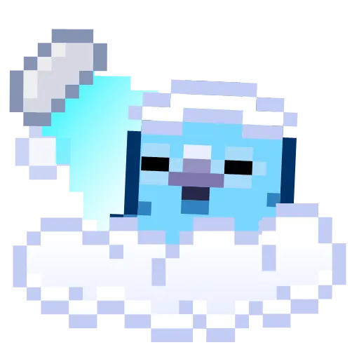 Стикер 36 Pixel Pigeon Emoji