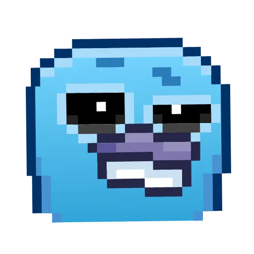 Стикер 7 Pixel Pigeon Emoji