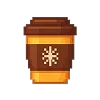 Стикер 45 Pixelwinter