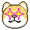 Стикер 47 Pixel Emojis