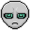 Стикер 16 Pixel Emojis
