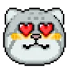 Стикер 44 Pixel Emojis