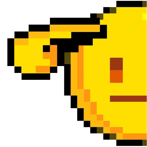 Стикер 50 Pixelated Emoji