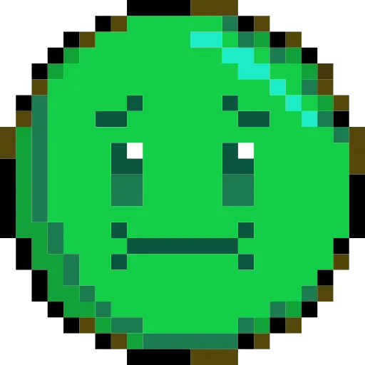 Стикер 60 Pixelated Emoji